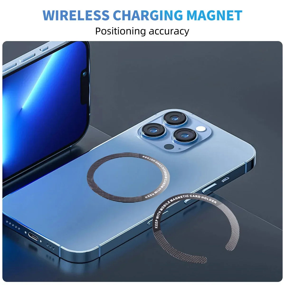 MagSafe Magnetic Ring Sticker – Universal Metal Plate for iPhone