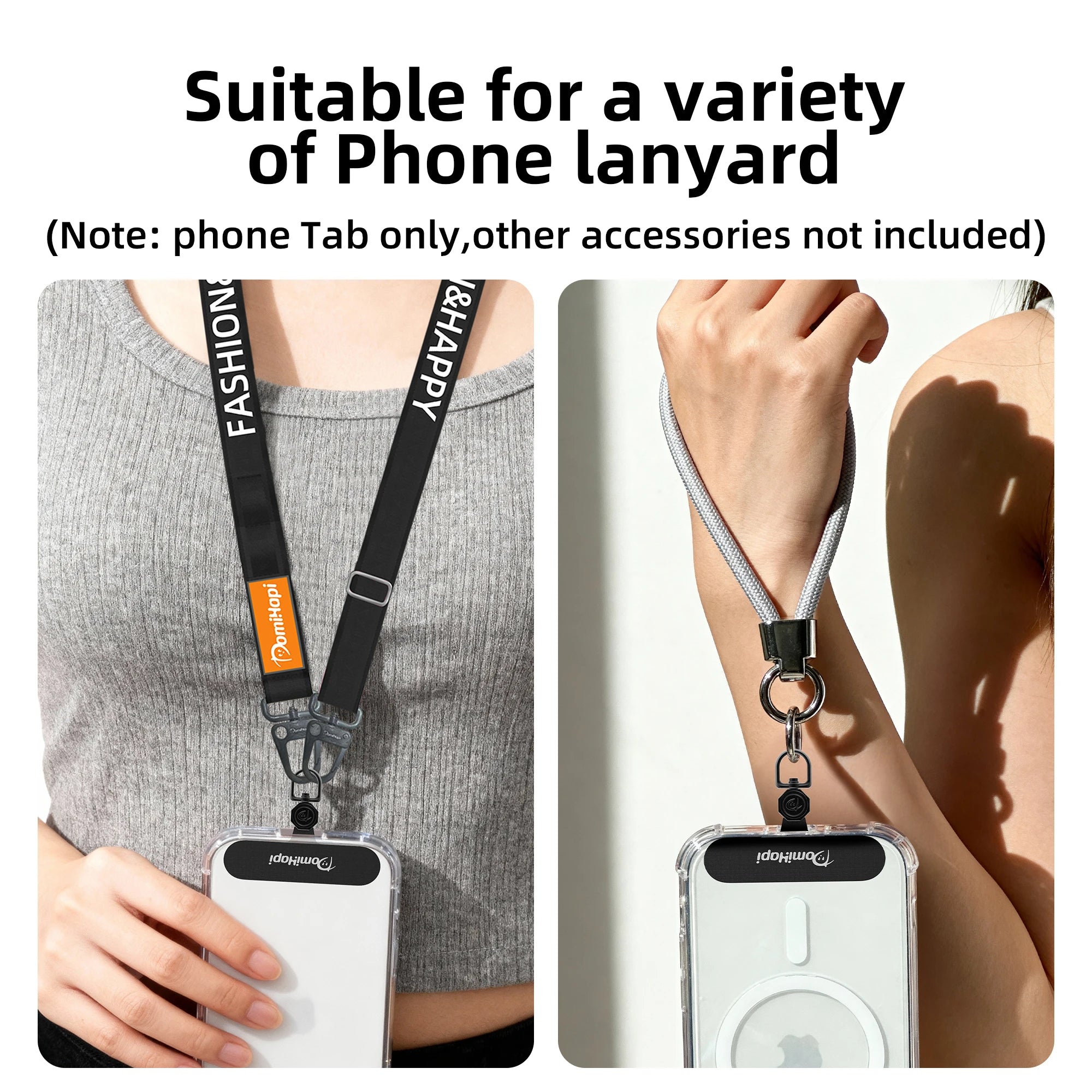 360° Rotatable Metal Phone Tether Tab