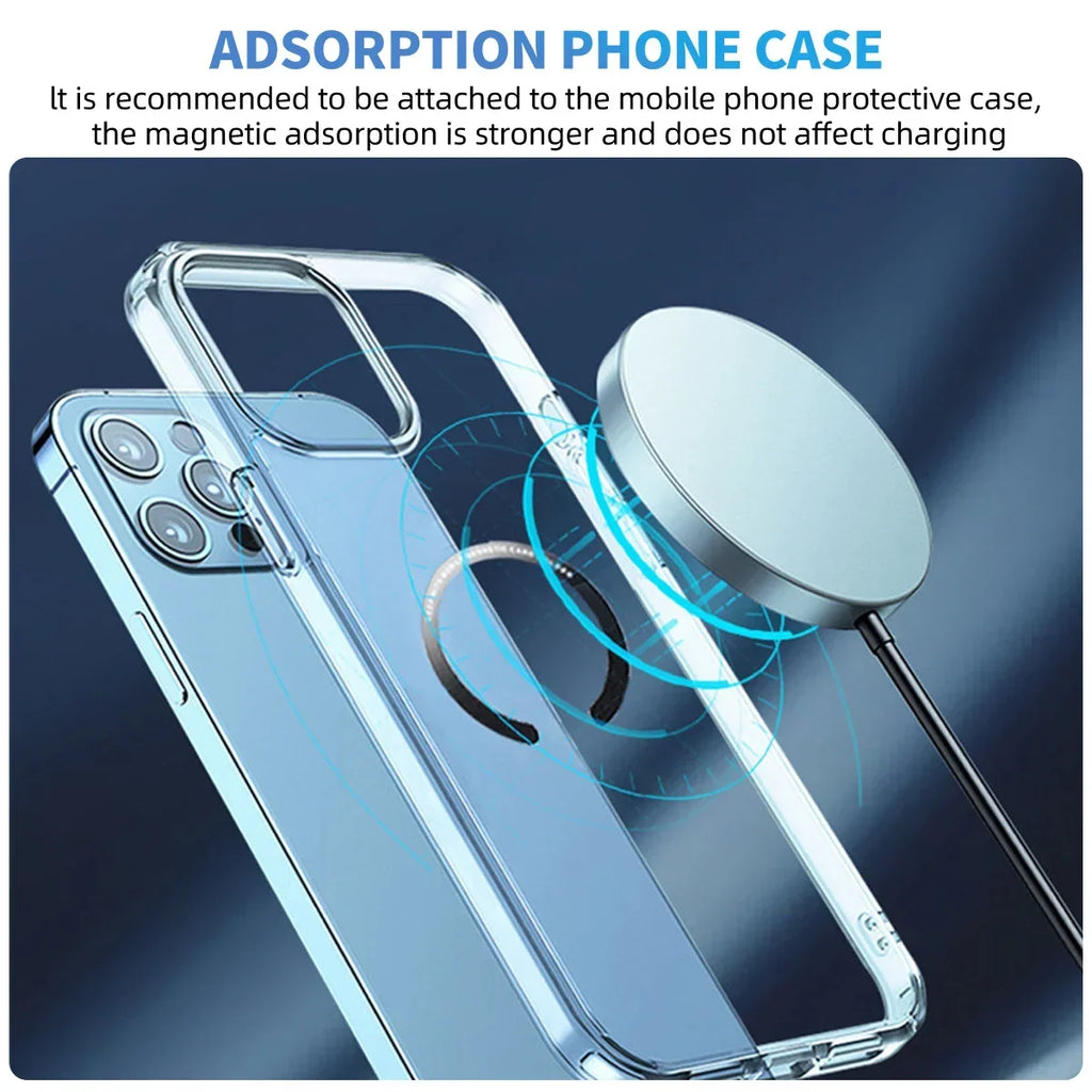 MagSafe Magnetic Ring Sticker – Universal Metal Plate for iPhone