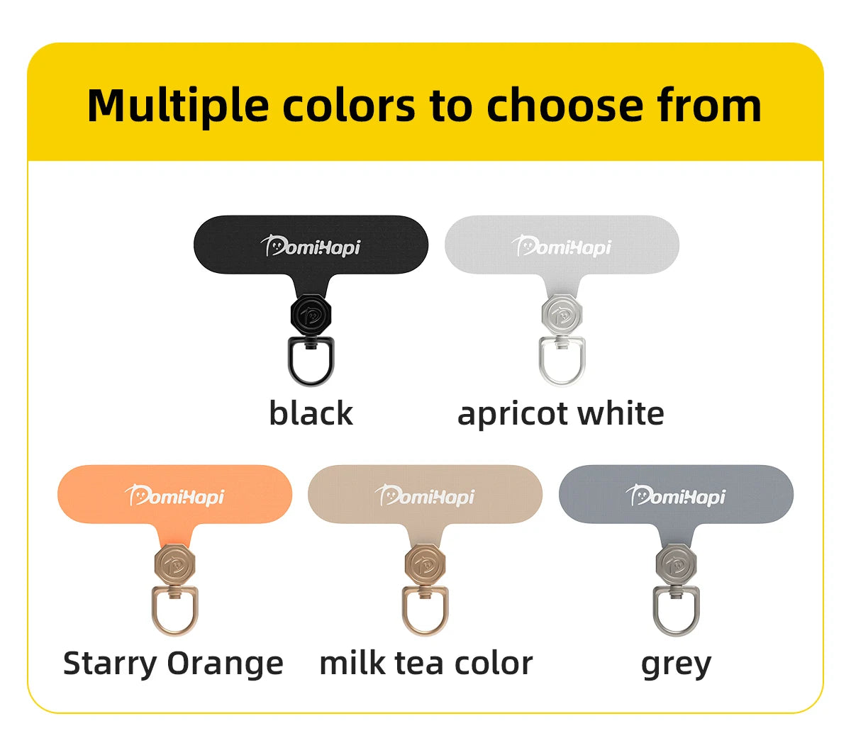 360° Rotatable Metal Phone Tether Tab