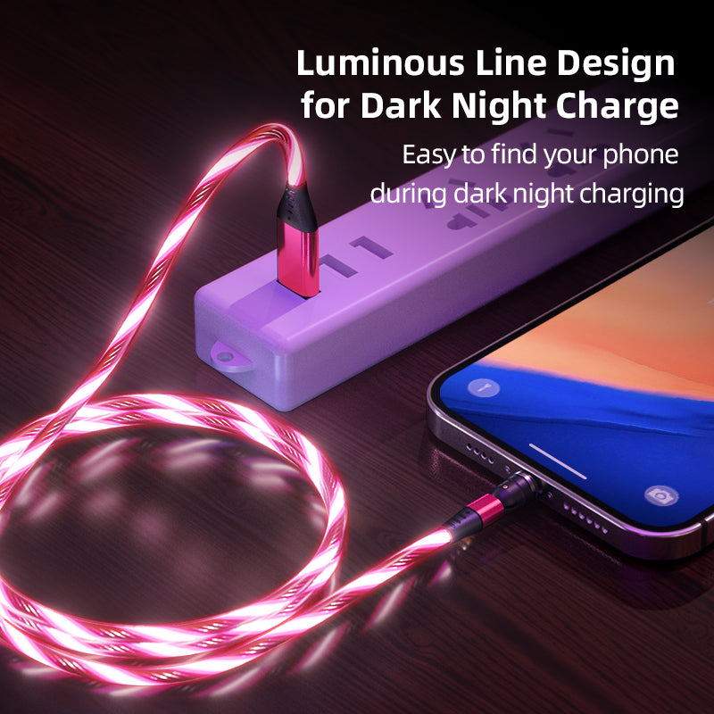 540° Rotatable Luminous Magnetic Charging Cable
