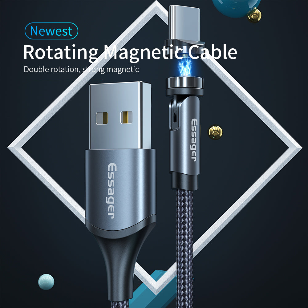 Essager 360° Rotatable Magnetic Charging Cable