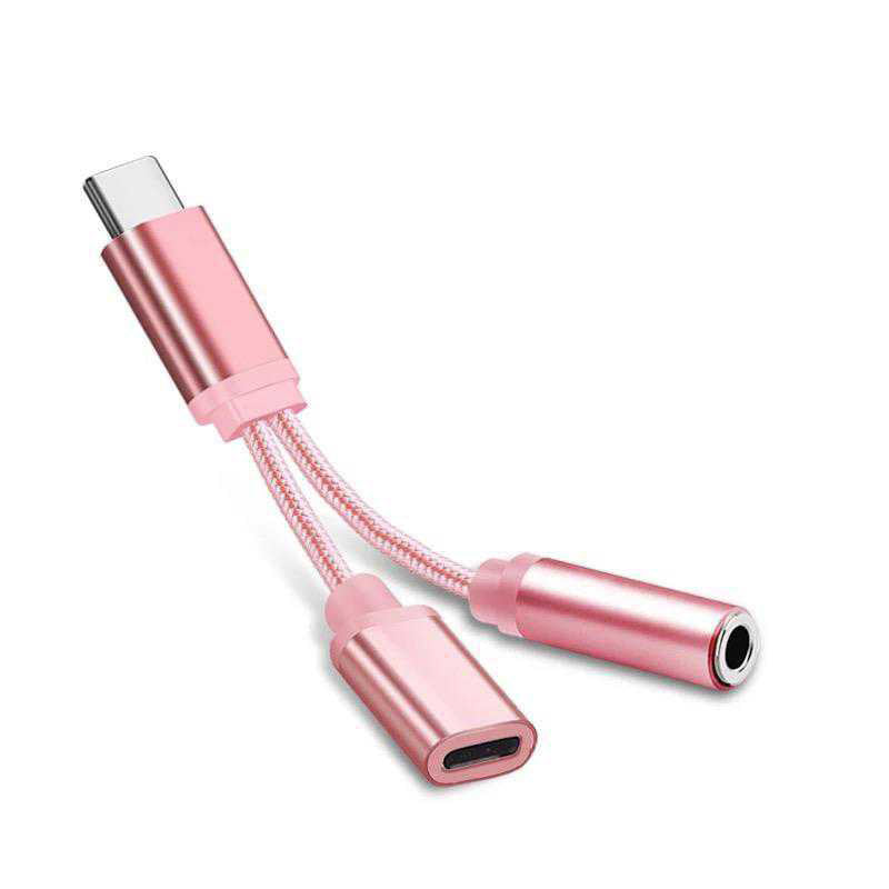 Type-C to 3.5mm Headphone Adapter Cable- Single & 2-in-1 Options