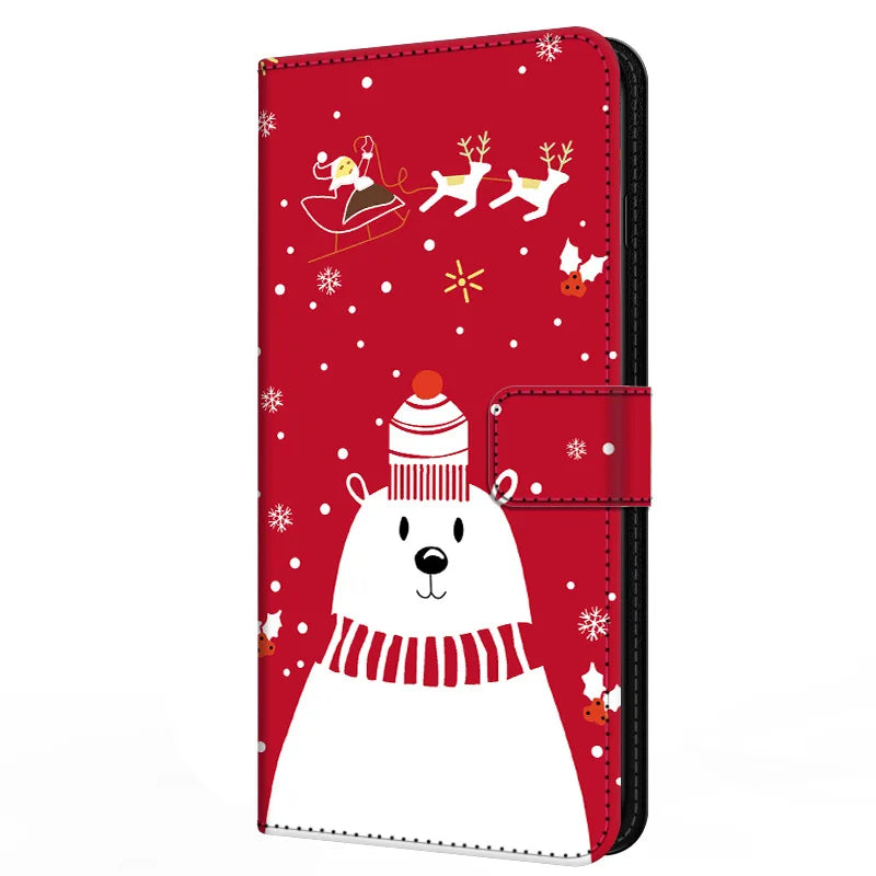 Marble Leather Wallet Flip Case- Google Pixel 7A & 7 Pro