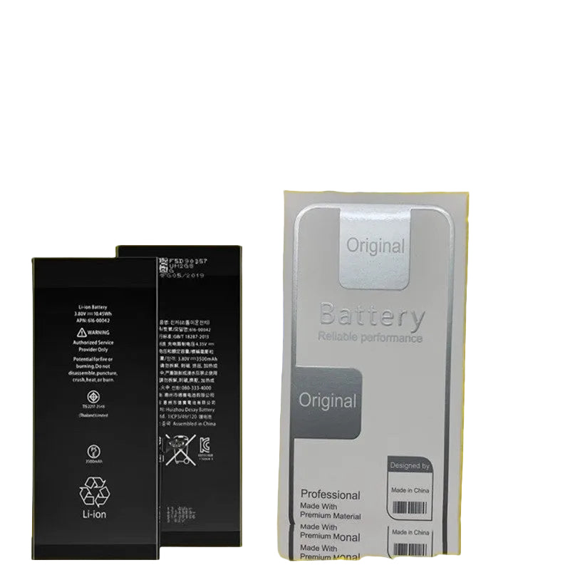 High-Capacity Replacement Battery for Apple iPhone - 2000-2500mAh