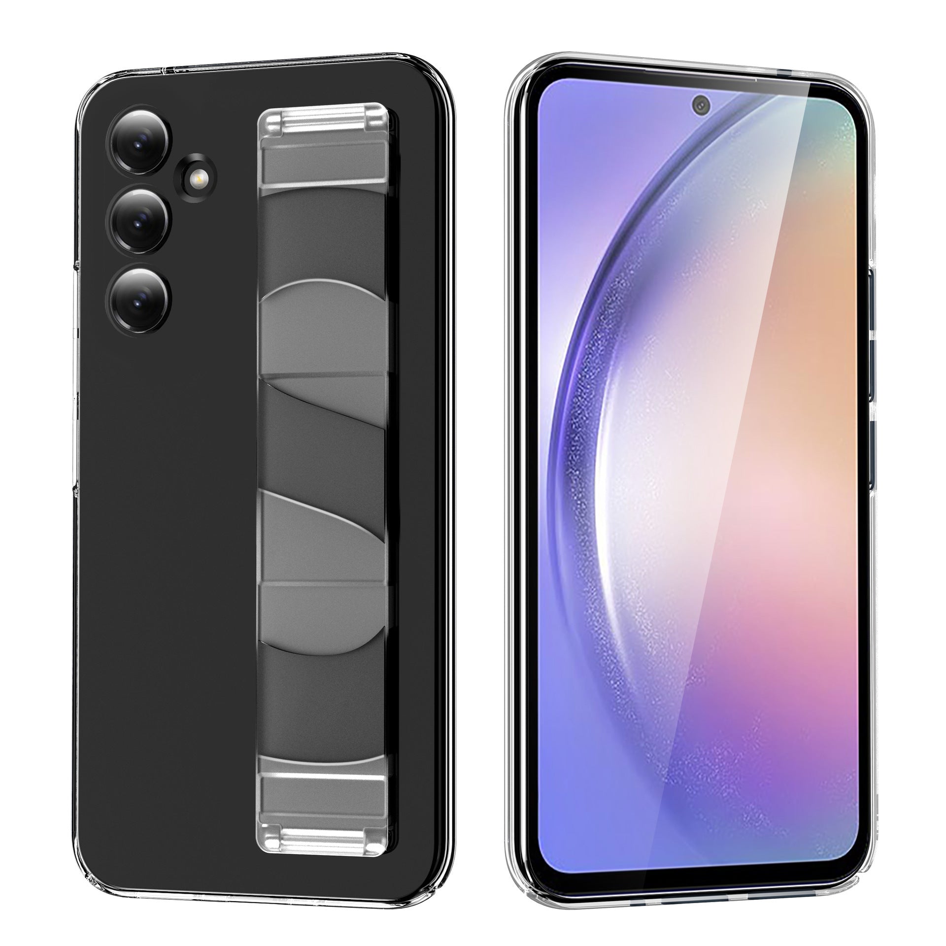 All-in-One Transparent Frosted Case for Samsung A54