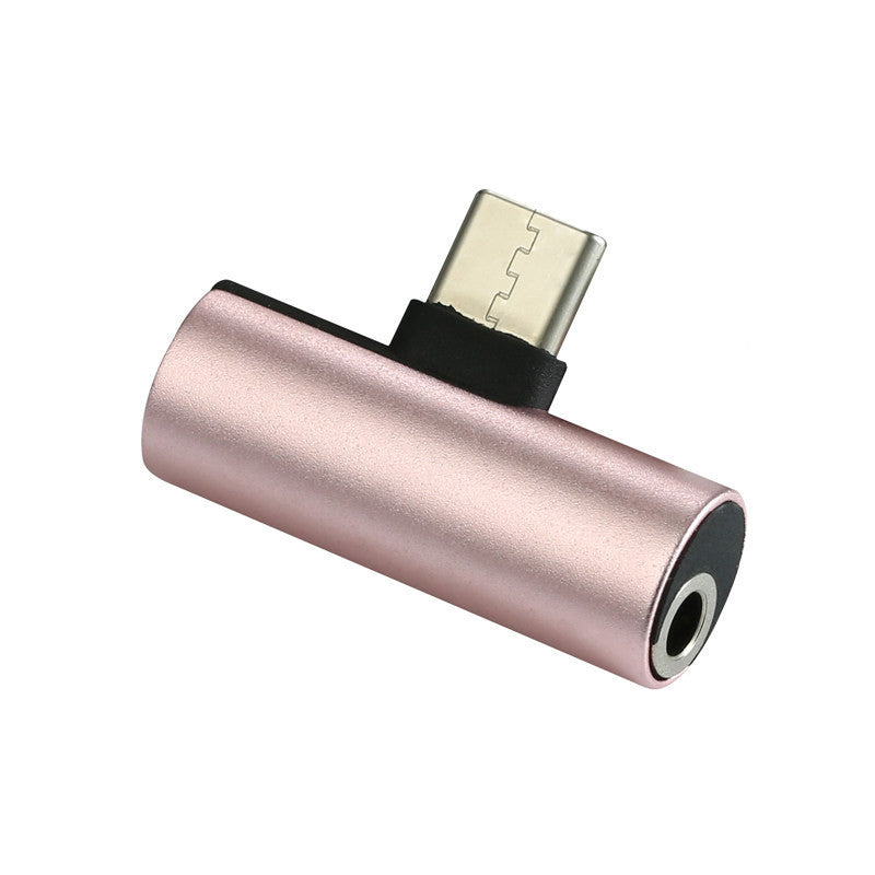 Headphone 3.5mm Round Hole Audio Converter- Type-C & 3.5mm Adapter