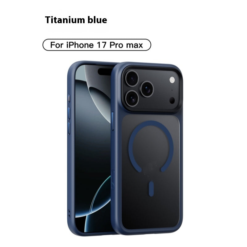 PC Magnetic Ice Mist Frosted Suction Phone Case