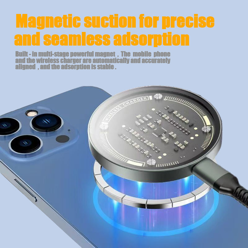 15W Magnetic Wireless Charger (Qi2)