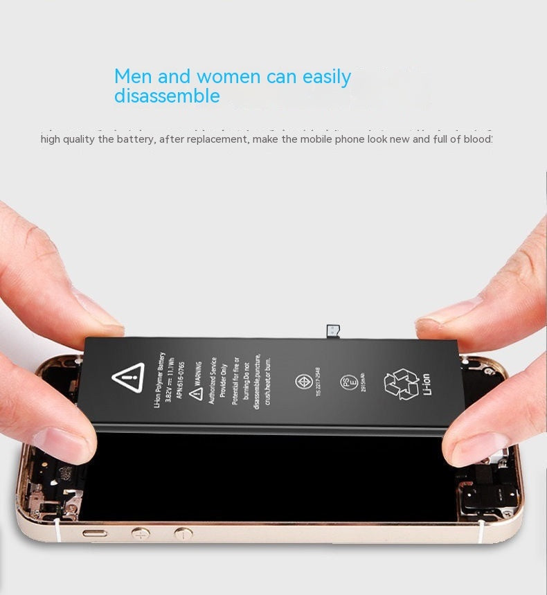 High-Capacity Replacement Battery for Apple iPhone - 2000-2500mAh