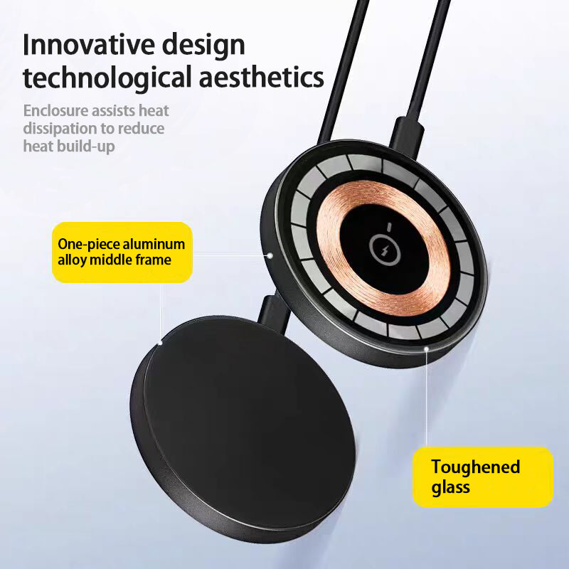 15W Magnetic Wireless Charger (Qi2)