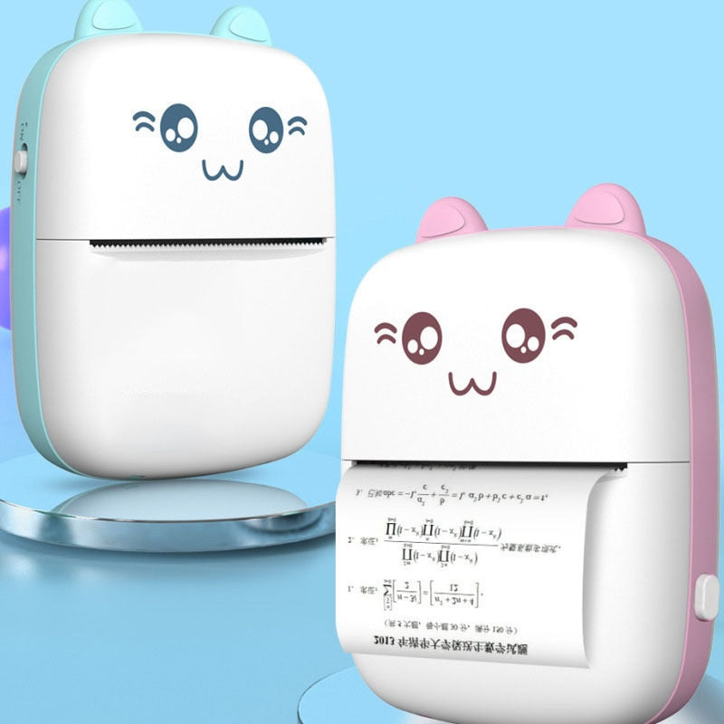 Mini Portable Bluetooth & WiFi Photo Printer- Pocket Note & Label Printer