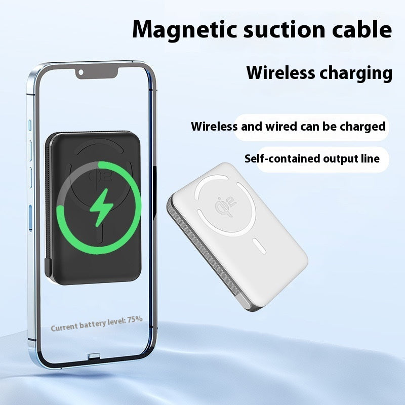 QI2 Magnetic MagSafe 3-in-1 Wireless Power Bank
