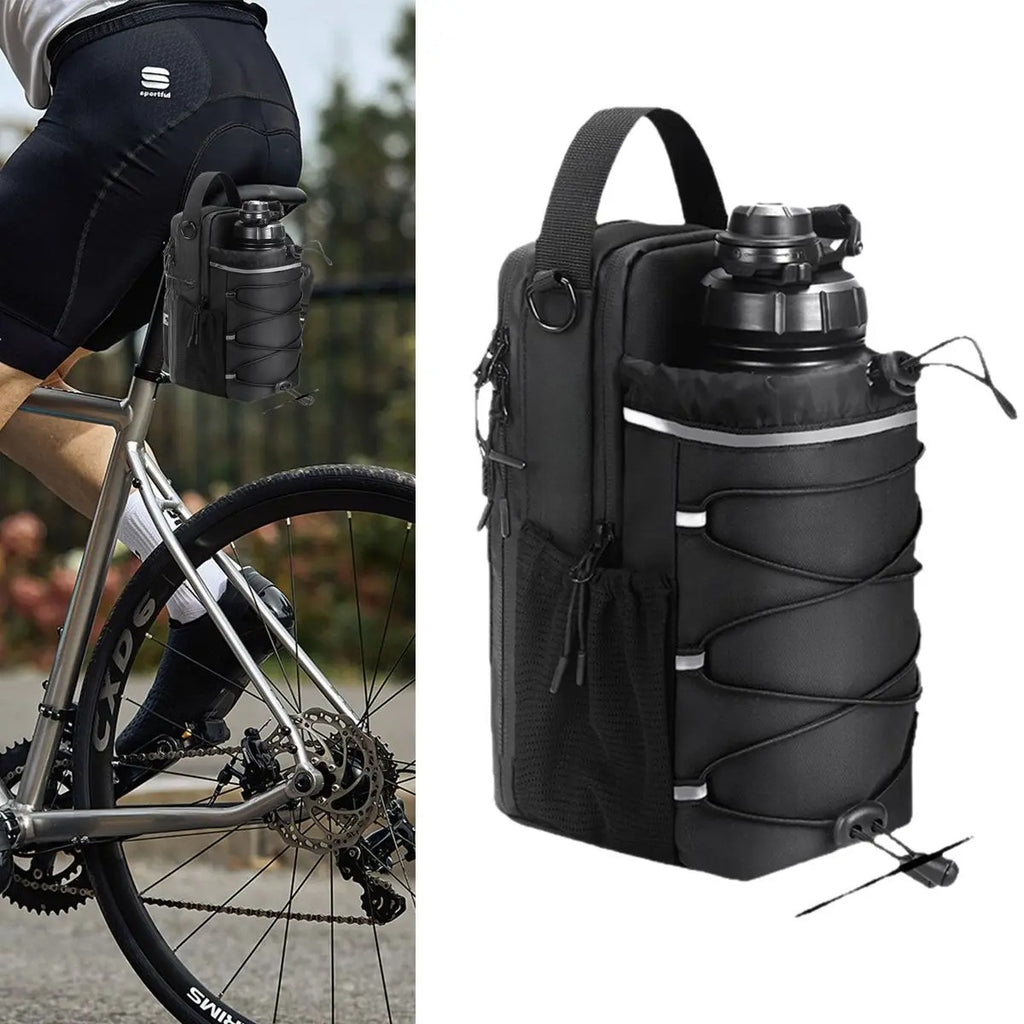 Fitness Magnetic Kettle Bag - Magnetic Gym Crossbody Sling with Water Bottle Holder for Men &amp; Women
