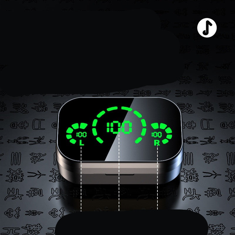 YD03 TWS Wireless Bluetooth Earbuds with Smart LED Display, Noise-Cancelling Mic & Breathing Light