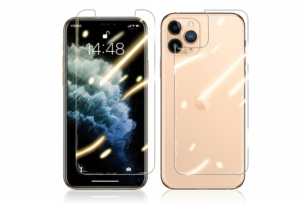 Apple iPhone Tempered Glass Screen Protector- Front & Rear Film