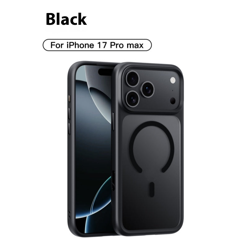 PC Magnetic Ice Mist Frosted Suction Phone Case