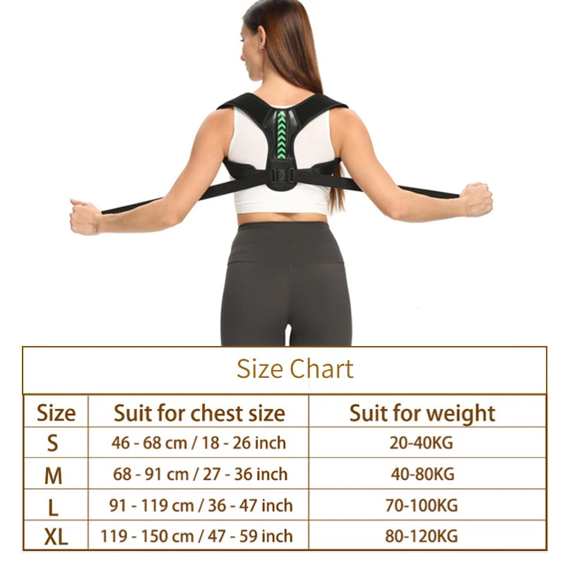 Back Shoulder Posture Corrector Belt- Adjustable