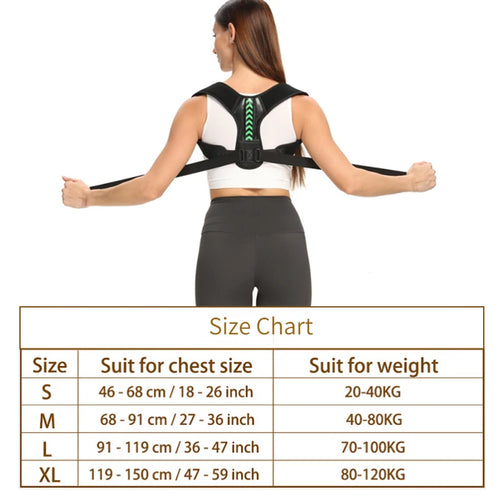 Back Shoulder Posture Corrector Belt- Adjustable