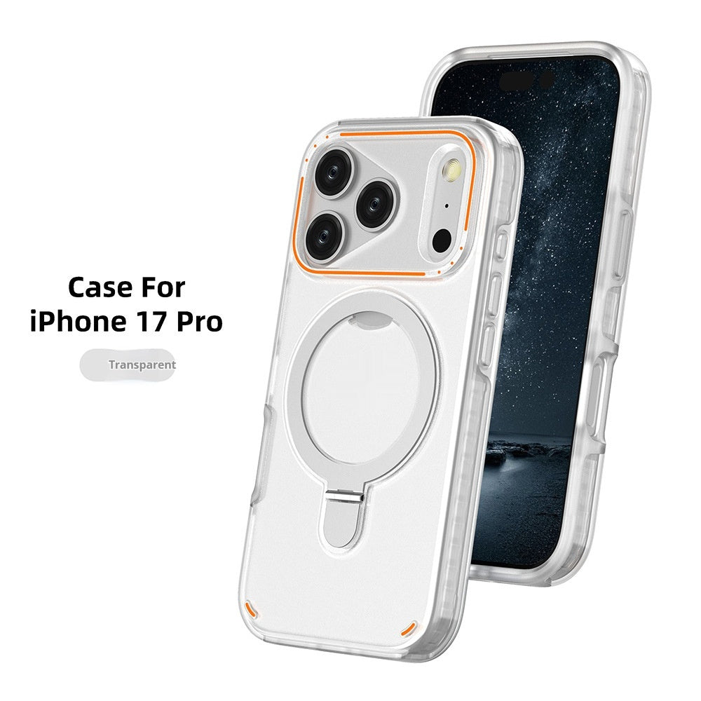 Magnetic Transparent iPhone Case with Stand