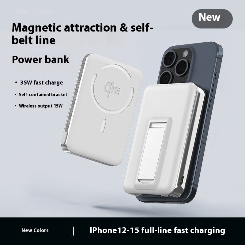 QI2 Magnetic MagSafe 3-in-1 Wireless Power Bank
