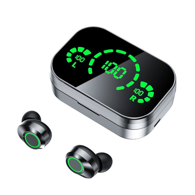 YD03 TWS Wireless Bluetooth Earbuds with Smart LED Display, Noise-Cancelling Mic & Breathing Light
