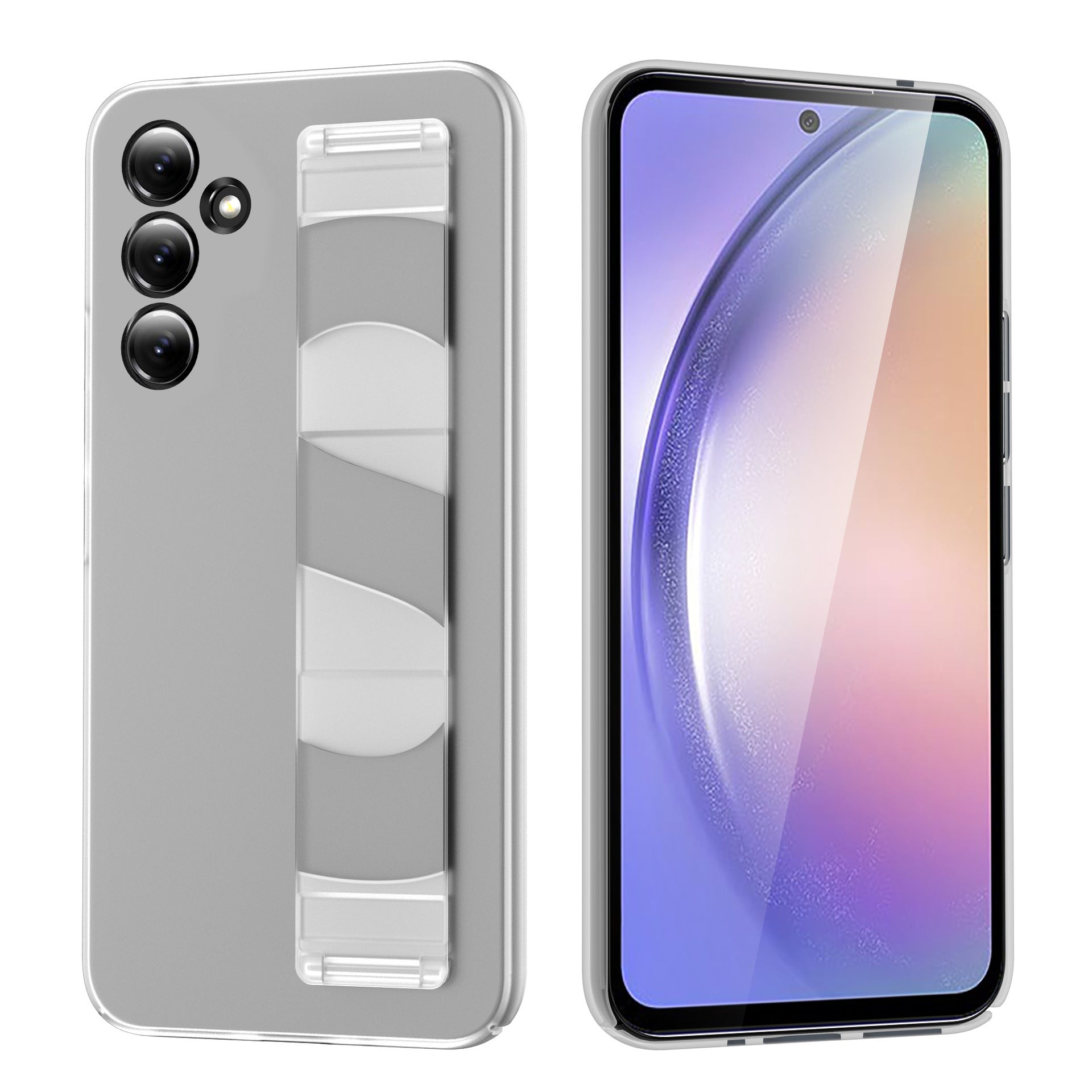 All-in-One Transparent Frosted Case for Samsung A54