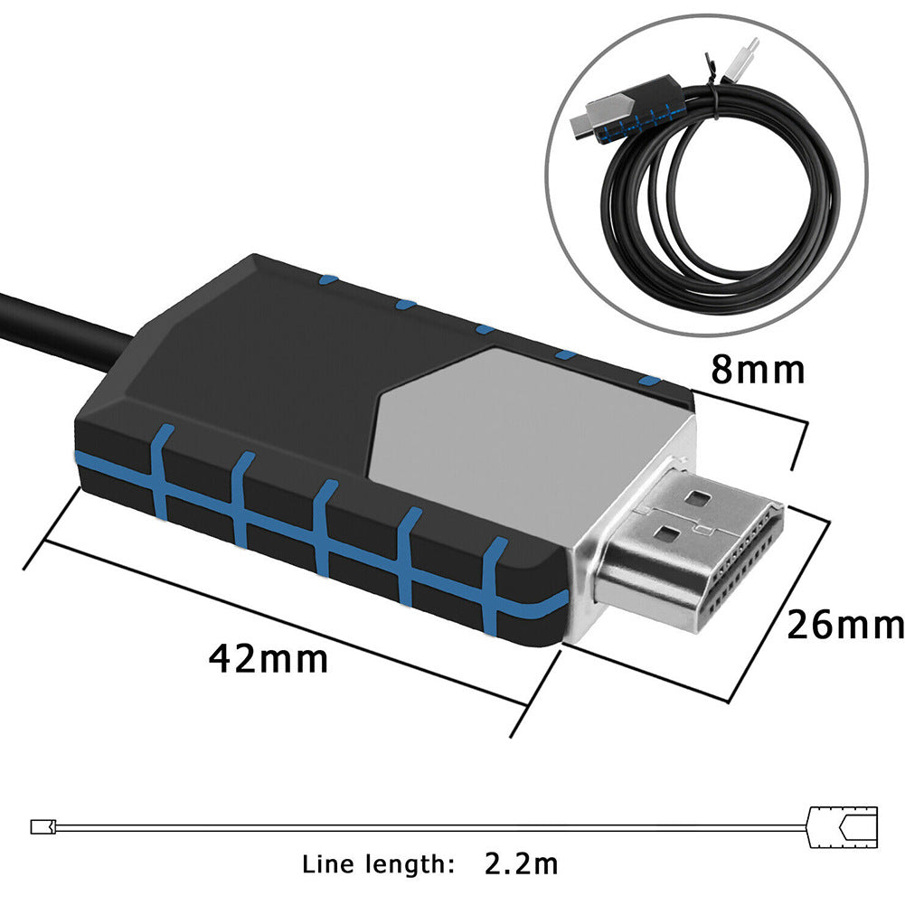 Mobile Computer Type-C to HDMI Same Screen Cable