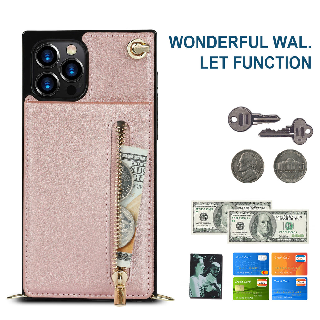 Zipper Crossbody Phone Case