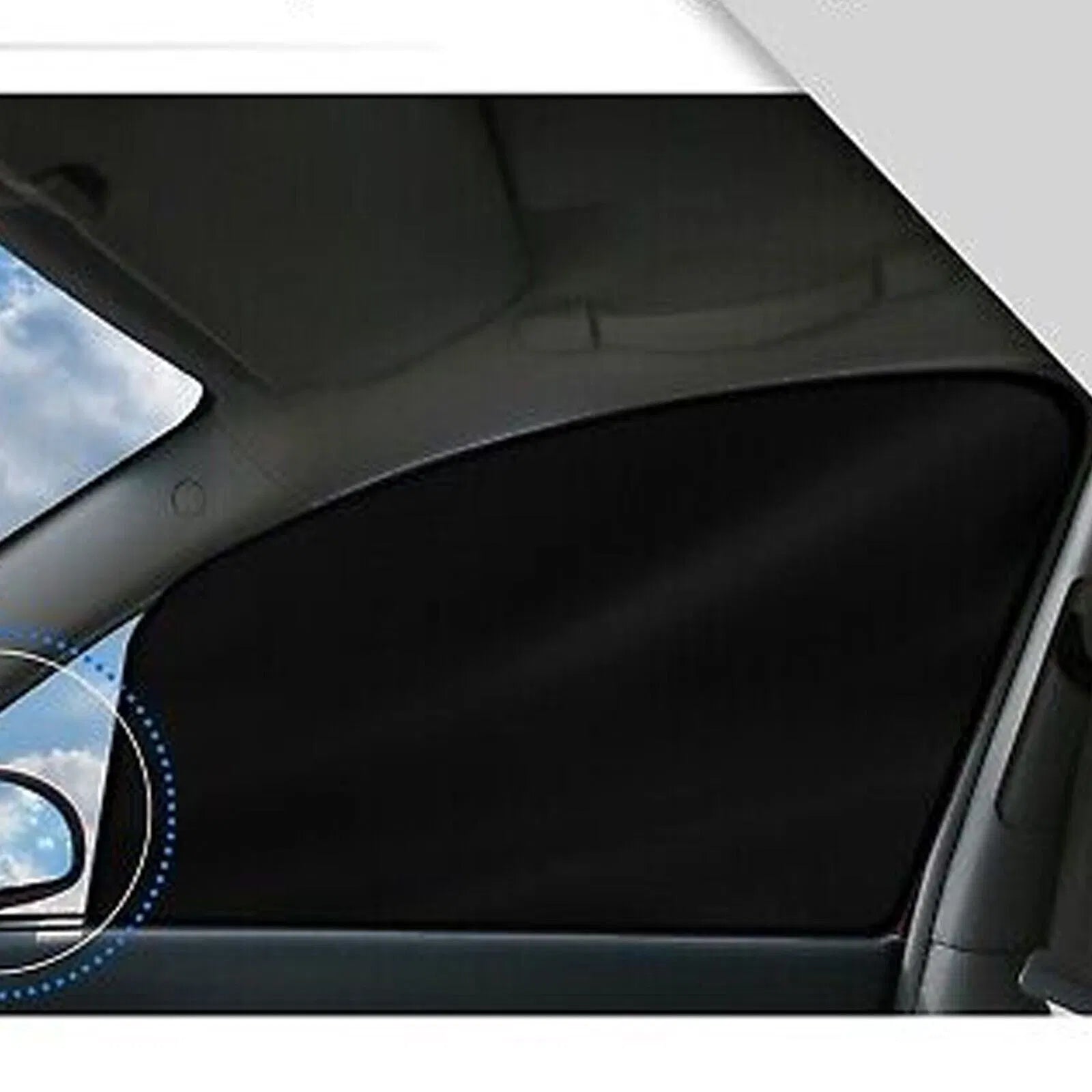 4X Magnetic Car Window Sun Shade Mesh Set