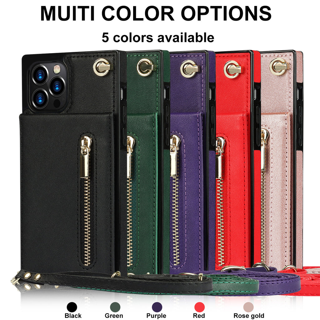 Zipper Crossbody Phone Case