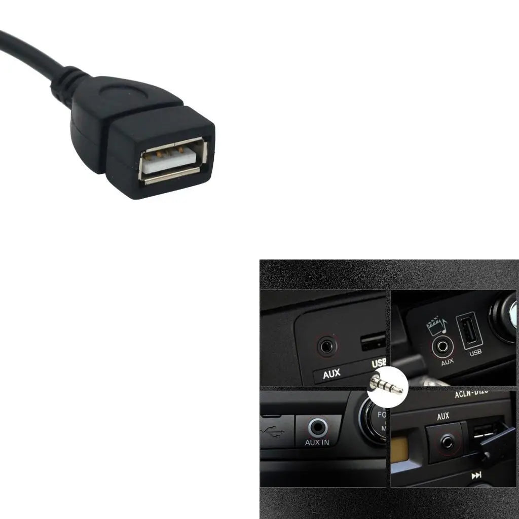 3.5mm AUX to USB Adapter Cable (20cm)