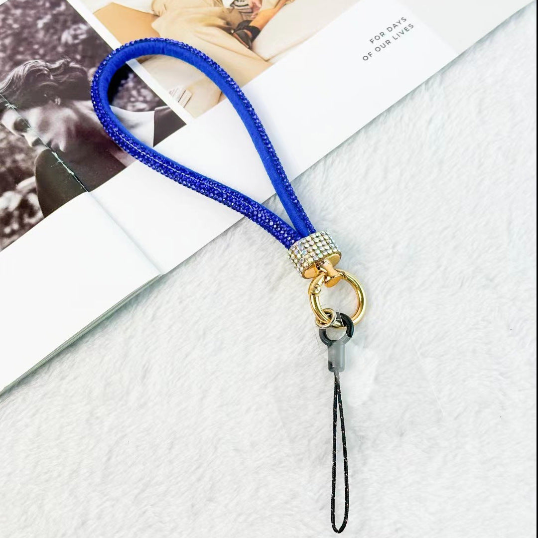 Luxury Rhinestone Mobile Phone Lanyard Wrist Chain – Anti-Separation Rope