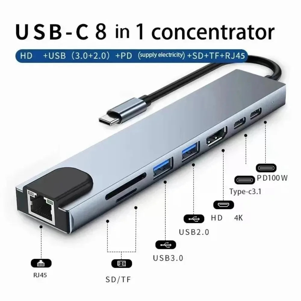 USB C HUB Type C Splitter